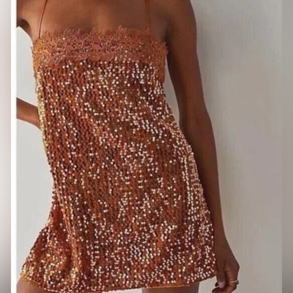 That girl free people dress in pumpkin pie